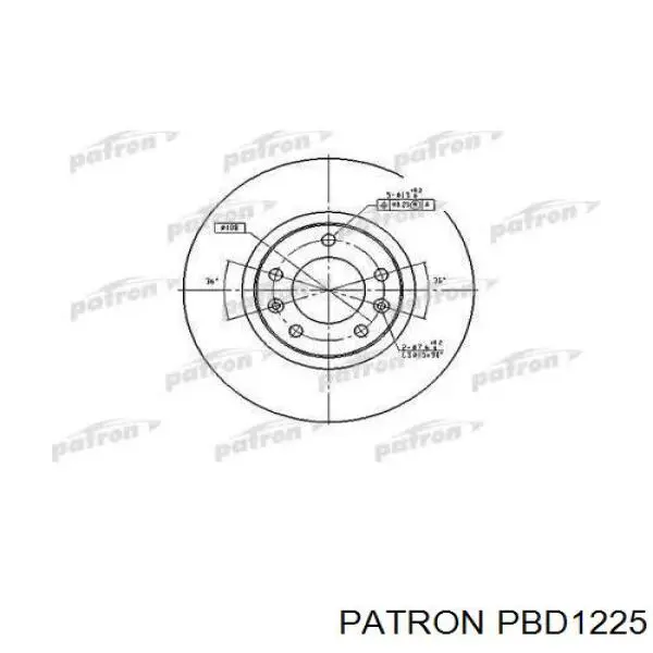 Передние тормозные диски 194681 Maxgear