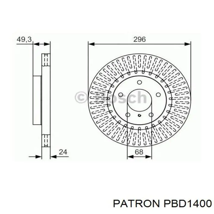 Купить 61708AP Aplus Ротор тормозной
