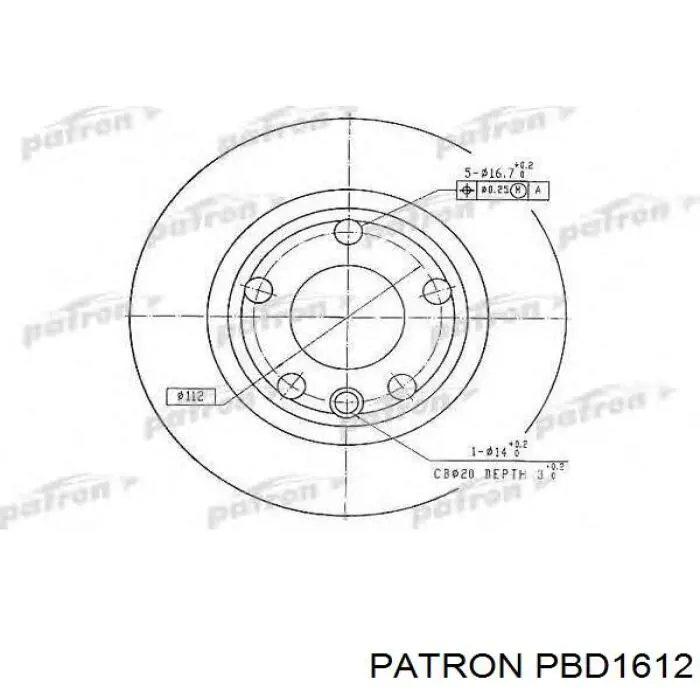Передние тормозные диски 52405 HELLA-PAGID