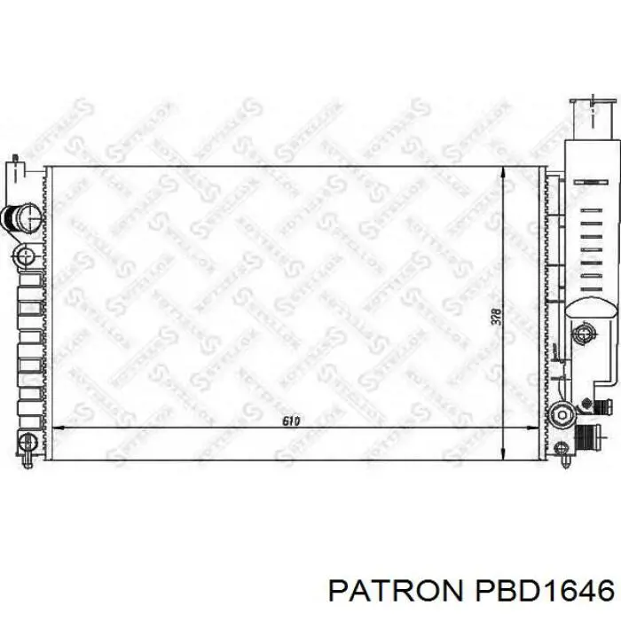 Передние тормозные диски PBD1646 Patron