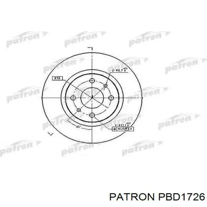 Тормоз дисковый передний GP ORK1904529 цена, от 56.60 USD