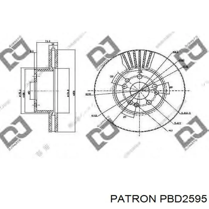 Тормоз дисковый передний Mercedes A140421101264 цена, от 70.85 USD