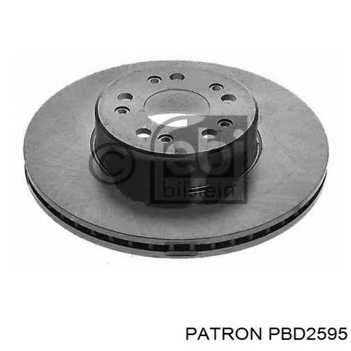 PBD2595 Patron диск тормозной передний