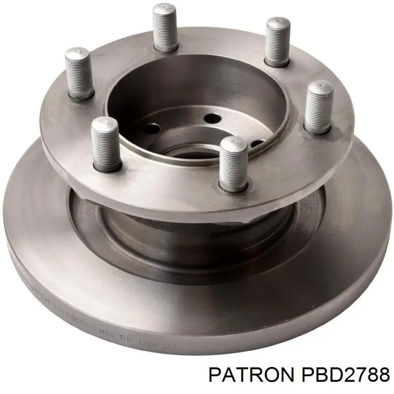 PBD2788 Patron диск тормозной передний