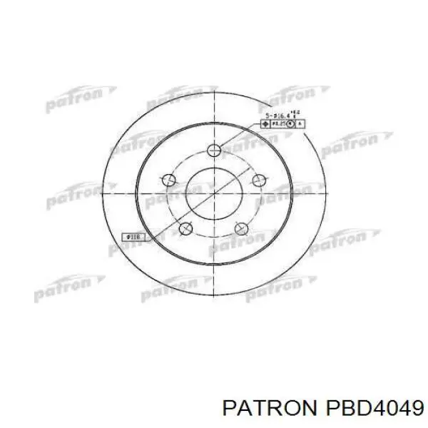 Тормозные диски 569107 Peugeot/Citroen