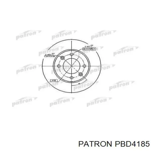 Тормозные диски PBD4185 Patron