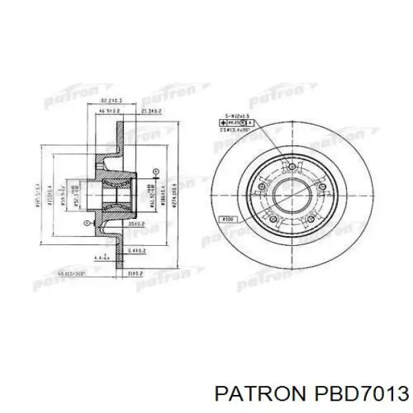 Купить 8550502204 Renault (RVI) Диск тормозной задний