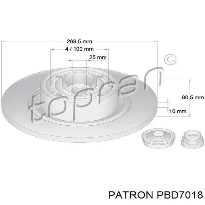 Тормозные диски QD3129 Quaro