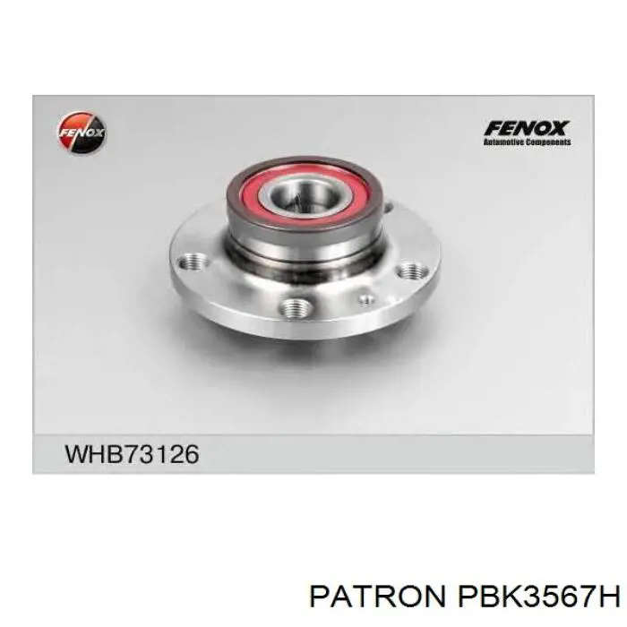 Ступицы задних колес Patron PBK3567H цена, от 23.95 USD