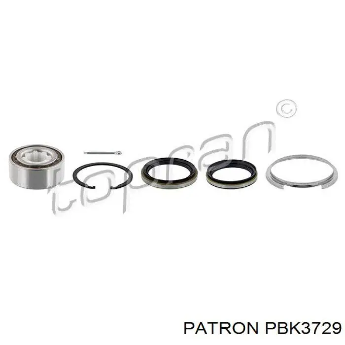 PBK3729 Patron Подшипник ступицы передней