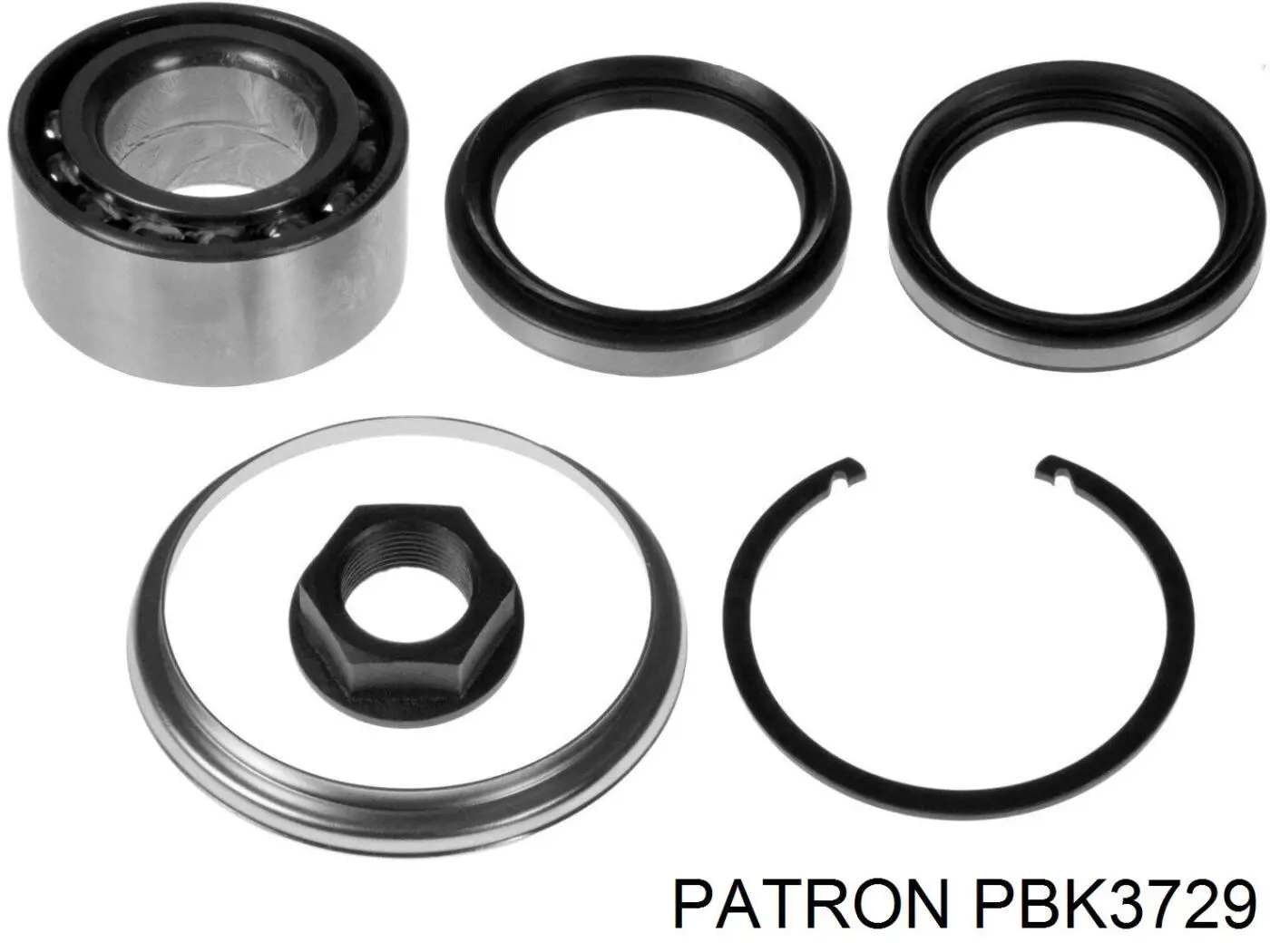 Комплект подшипника ступицы колеса Patron PBK3729 цена, от 14.28 USD