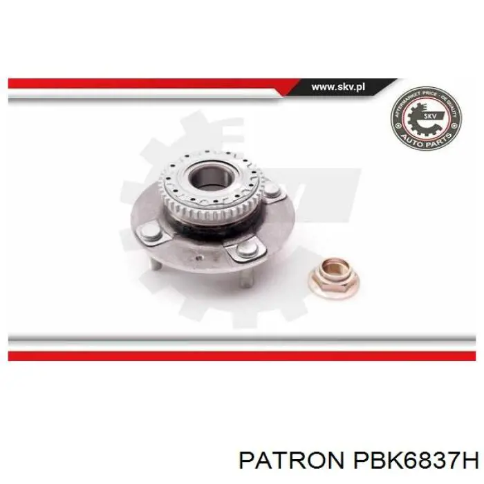 Ступица задняя PBK6837H Patron