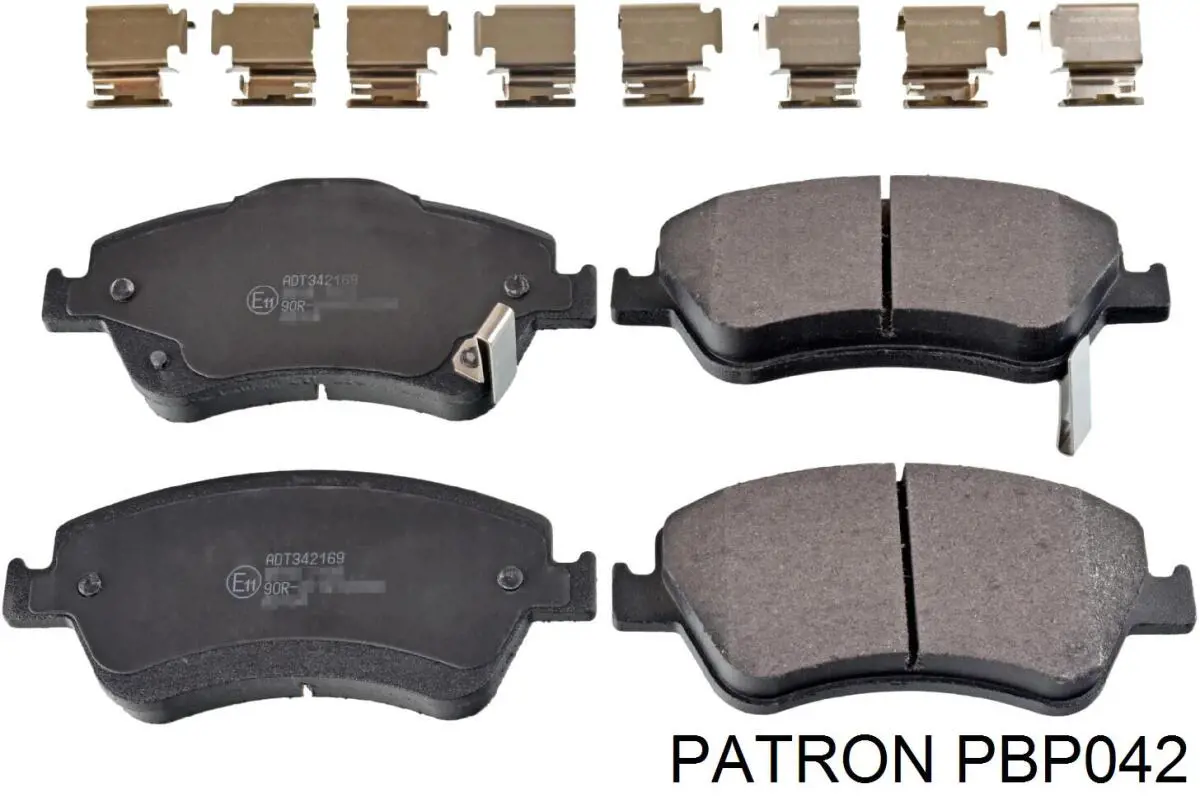 Колодки тормозные передние дисковые PATRON PBP042