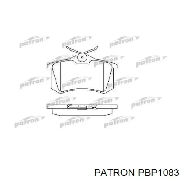 Колодки дисковые  Patron PBP1083 цена, от 19.91 USD