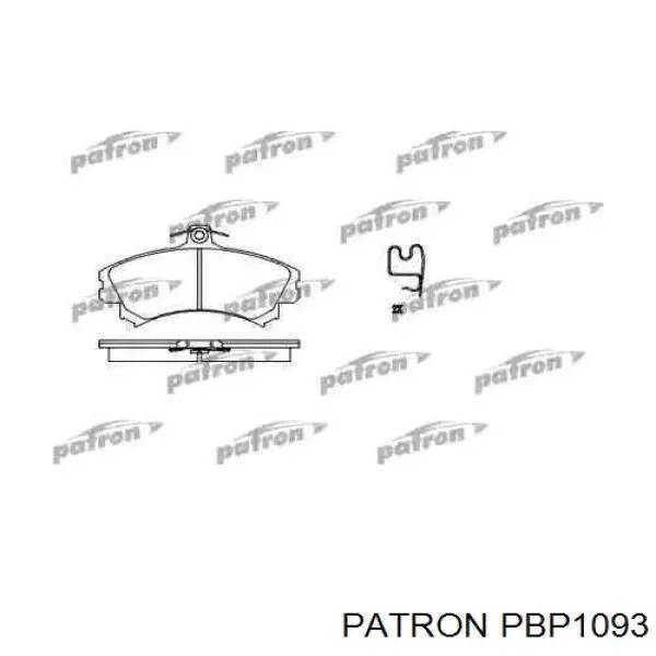 PBP1093 Patron колодки тормозные передние дисковые