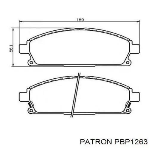 Колодки Nissan/Infiniti 410301W385 цена, от 22.80 USD