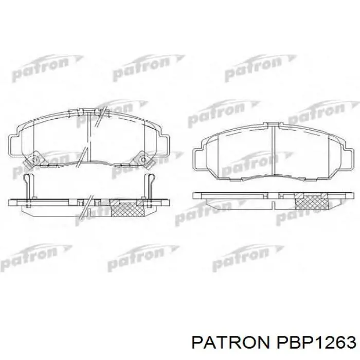 Передние тормозные колодки 410301W385 Nissan/Infiniti