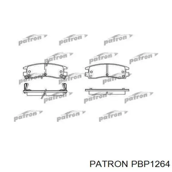 Задние тормозные колодки PBP1264 Patron