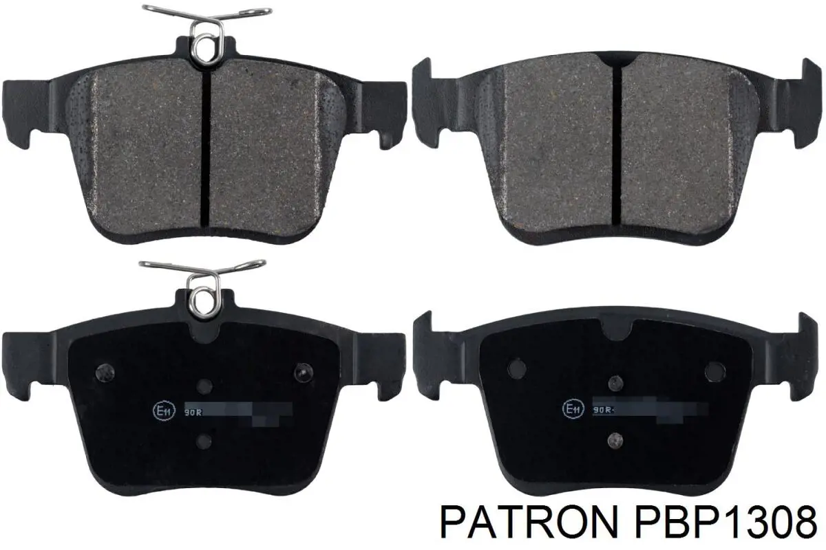 Купить PBP1308 Patron Колодки тормозные задние, дисковые