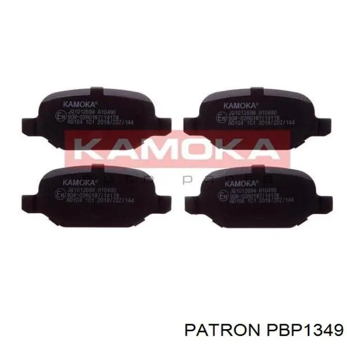 Задние тормозные колодки BPA072720 Open Parts