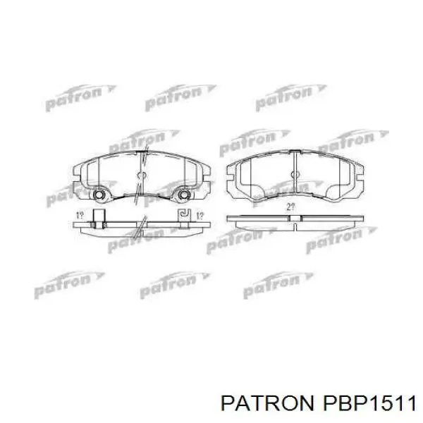 Передние тормозные колодки PBP1511 Patron