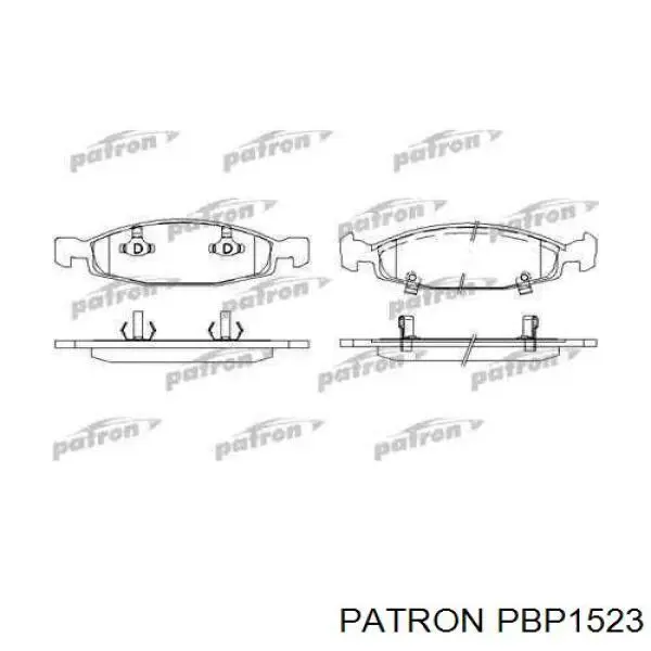 Передние тормозные колодки PBP1523 Patron