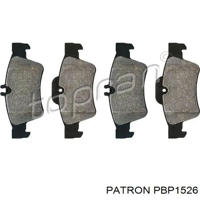 Задние тормозные колодки PBP1526 Patron