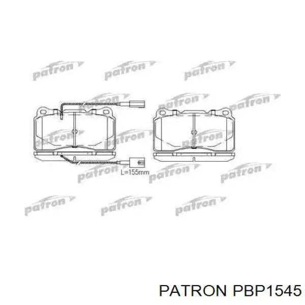 Передние тормозные колодки DBS2385 Hexen