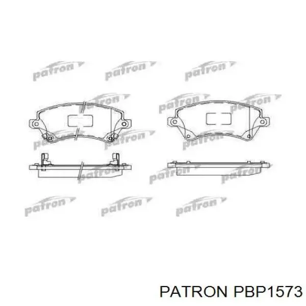 Колодки тормозные передние дисковые PATRON PBP1573
