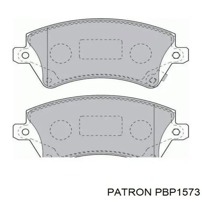 Передние тормозные колодки PBP1573 Patron
