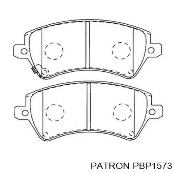 PBP1573 Patron Колодки передние