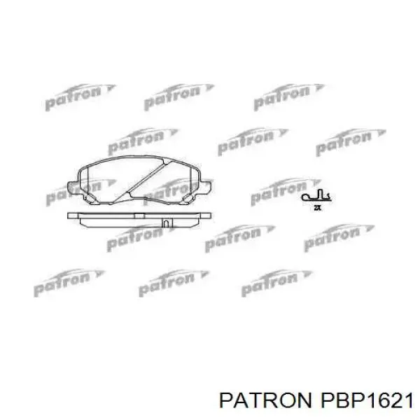 PBP1621 Patron колодки тормозные передние дисковые