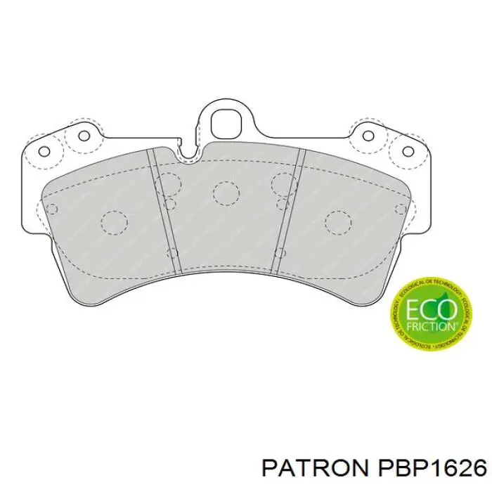 PBP1626 Patron Колодки передние