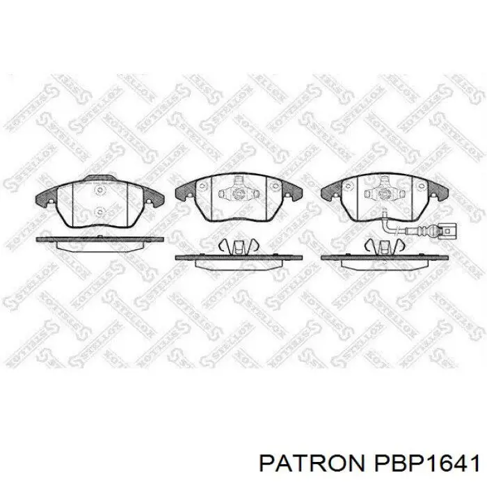 Передние тормозные колодки PBP1641 Patron
