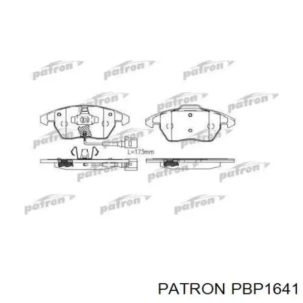 Колодки Patron PBP1641 цена, от 22.37 USD