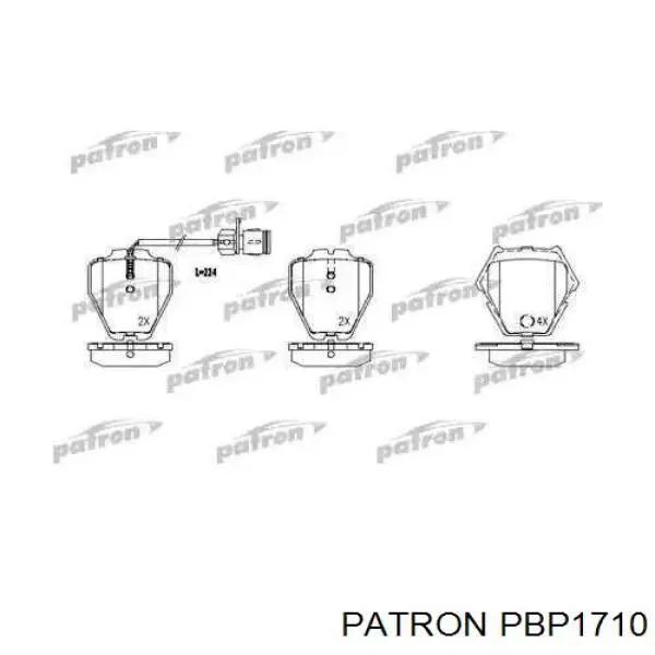 Передние тормозные колодки 4D0698151M VAG