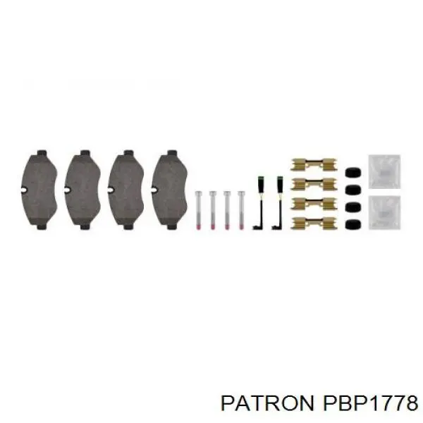 Купить PBP1778 Patron Колодки тормозные
