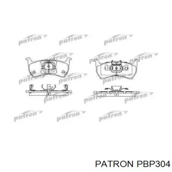 Передние тормозные колодки PBP304 Patron