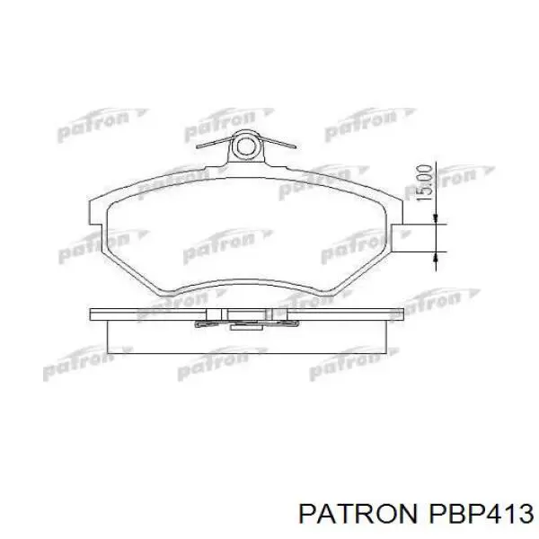 Передние тормозные колодки PBP413 Patron