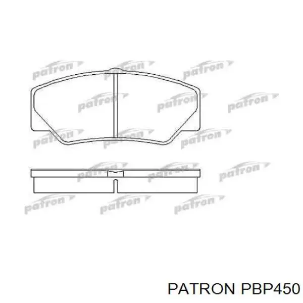 Передние тормозные колодки B110232 Denckermann