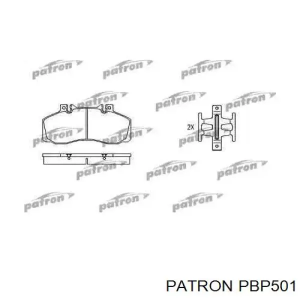 PBP501 Patron колодки тормозные задние дисковые