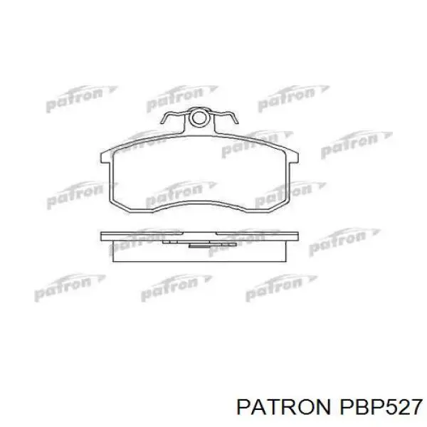 PBP527 Patron колодки тормозные передние дисковые