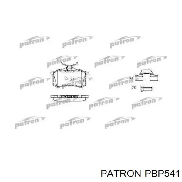 Задние тормозные колодки 191615415D VAG