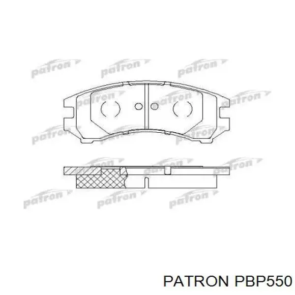 PBP550 Patron колодки тормозные передние дисковые
