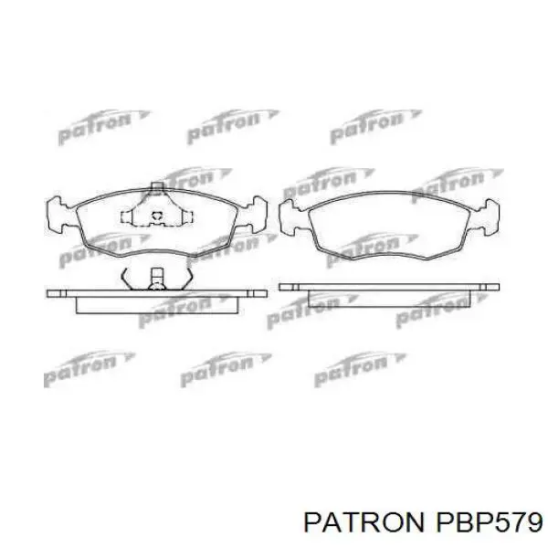 PBP579 Patron колодки тормозные передние дисковые