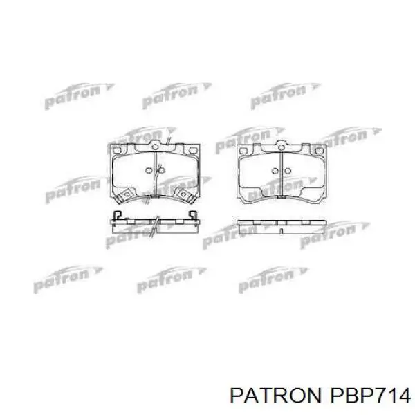 Передние тормозные колодки PBP714 Patron