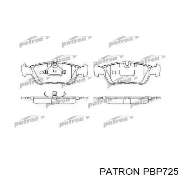 PBP725 Patron колодки тормозные передние дисковые