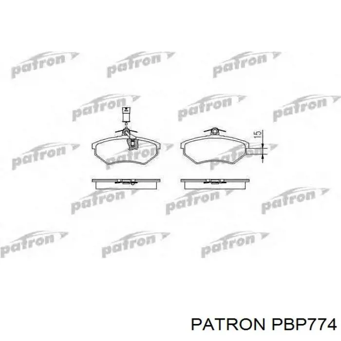 PBP774 Patron Колодки передние