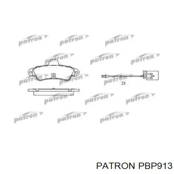 Задние тормозные колодки PBP913 Patron