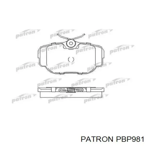 Задние тормозные колодки SFP100470 Land Rover